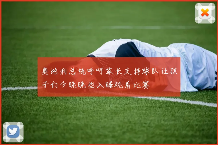 奥地利总统呼吁家长支持球队让孩子们今晚晚些入睡观看比赛